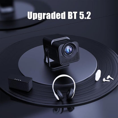 [Netflix-Licensed] Magcubic Projector with Wifi and Bluetooth,Auto Keystone Correction, Voice Asssistant,Smart Projector with Various Officially TV App Built in, HY320 NTV (Black)