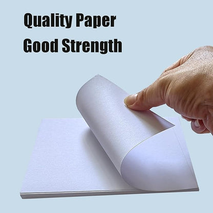 50 Pack 4x6 White Cardstock Paper Blank Thick Heavyweight 92lb Card Stock for Making Index Cards, Invitations cards, Postcards