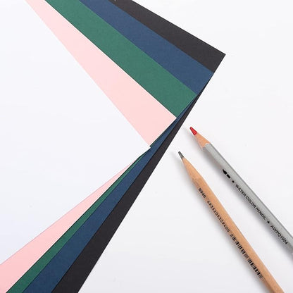 30 sheets Cardstock Paper 8 1/2 x 11 Inches for Crafts and Invitations (Black)