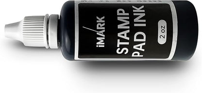 iMARK Premium Refill Ink for Self-Inking Stamps, Daters and Stamp Pads (2 oz, Black)