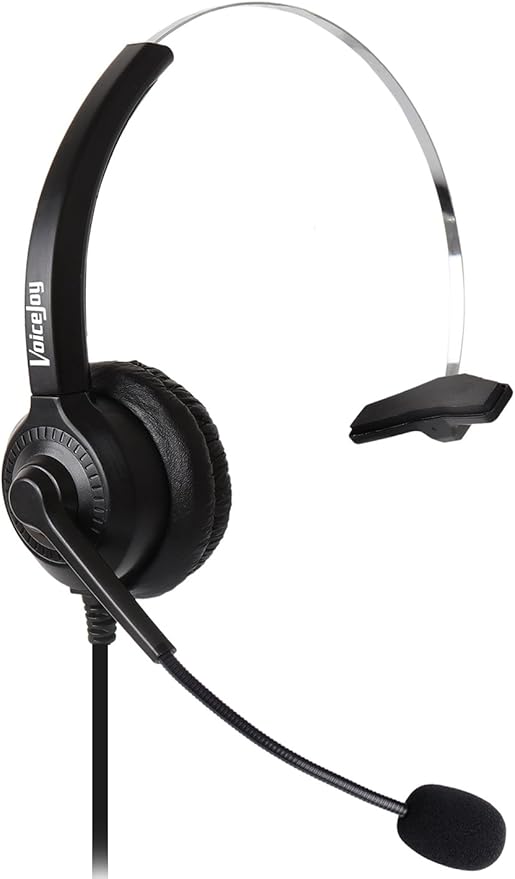 VoiceJoy Corded Headset with Microphone for Cisco IP Telephone 7940 7960 7970 7962 7975 7961 7971 7960 8841 9941 M12 M22 and All 79xx Series