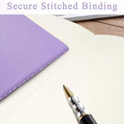 24 Pack Blank Books for Kids - 5.5"x 8.3", 60 Pages - Small Notebooks Bulk, Girls Journals for Drawing & Writing, Sketchbooks w/Colorful Soft Cover, Unlined Paper, A5 Travel Size