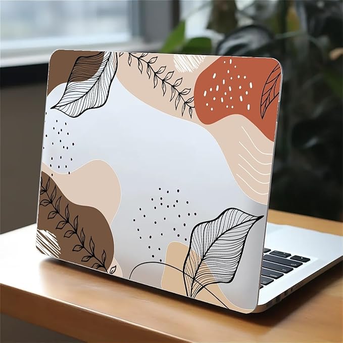 Compatible with MacBook Air 13.3 inch Case 2018-2020 Release A1932 A2179 A2337, Tropical Leaves Hard Plastic Shell Cover Case