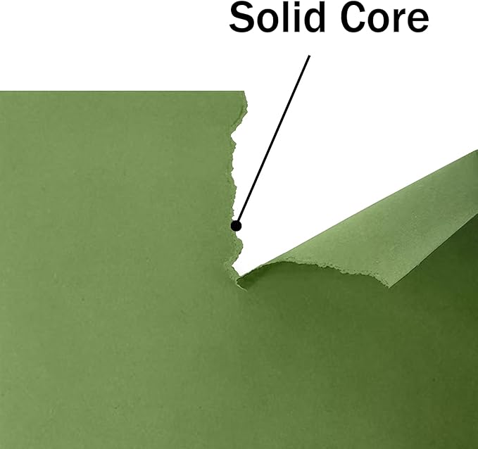 100 Sheets Christmas Green Cardstock 8.5x 11 Heavyweight Printer Paper- Goefun 80lb Double-sided Cover Card Stock for Cards Making, Invitations and Craft