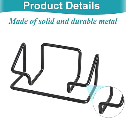 Black Business Card Holder for Desk, Metal Modern Business Card Holder Display Stand for Women Men, 1 Pack