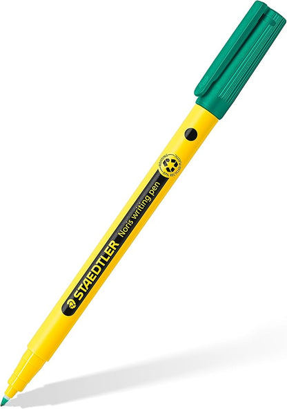 STAEDTLER 307-5 CT50 Noris Handwriting Pen - Green (Tub of 50)