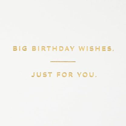 Hallmark Signature Birthday Cards (Big Birthday Wishes & Best Birthday Ever) - Premium Greetings