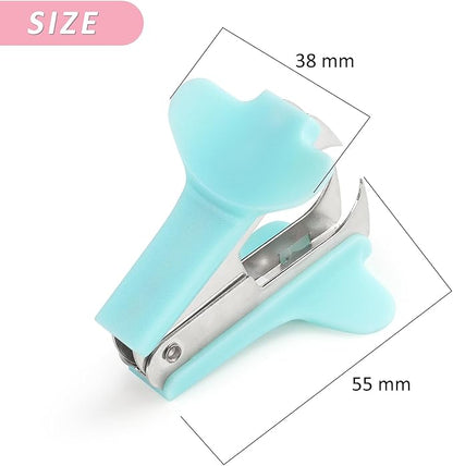 ZZTX 3 PCS Staple Remover Staple Puller Removal Tool for School Office Home 3 Pack (Pink, Blue, Purple)