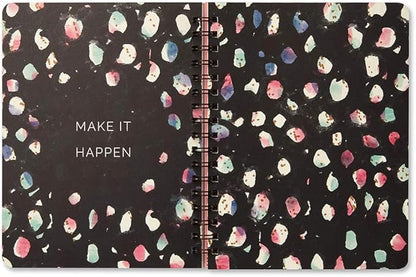 Compendium Spiral Notebook - Good Things Start Here — A Designer Spiral Notebook with 192 Lined Pages, College Ruled, 7.25”W x 9.25”H