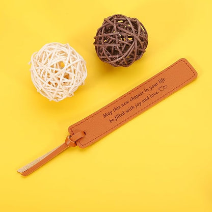 Leather Bookmark 3 Year Anniversary Wedding Gifts for Women Men for Him Her 3rd Anniversary Gifts for Husband Wife, 3rd Anniversary Gifts Birthday Christmas Gifts, Leather Gifts for Women Men