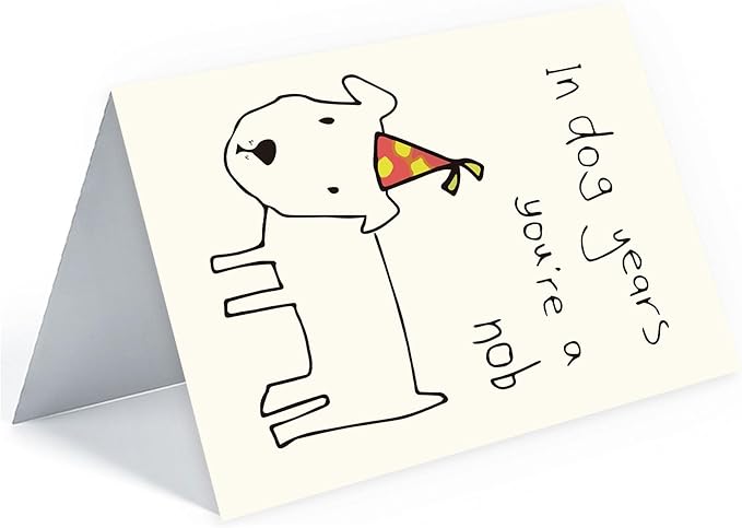 Funny Birthday Cards for Men, Women, Brother, Sister, Dad, Mom, Husband, Friend, and Anyone | Humorous Gifts | Unique Birthday Decoration