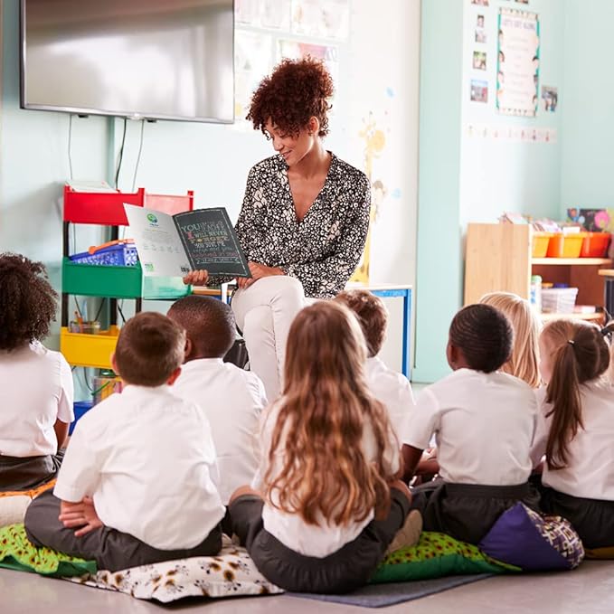 Tree-Free Greetings Teacher Appreciation Cards - Artful Designs - 1 Card + Matching Envelopes - Made in USA - 100% Recycled Paper - 5"x7" - Lighthearted, For Teacher, Teacher Thanks (GO64450)