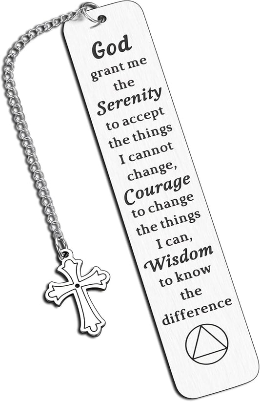 Sobriety Gifts for Women Men Christmas Stocking Stuffers for Women Serenity Prayer Gifts Christian Gifts Faith Religious Gifts Inspirational Gifts for Women Pastor Appreciation Gifts Catholic Gifts