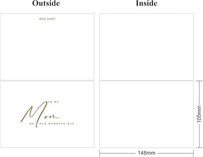 LADY&HOME To My Mom on Wedding Day Card