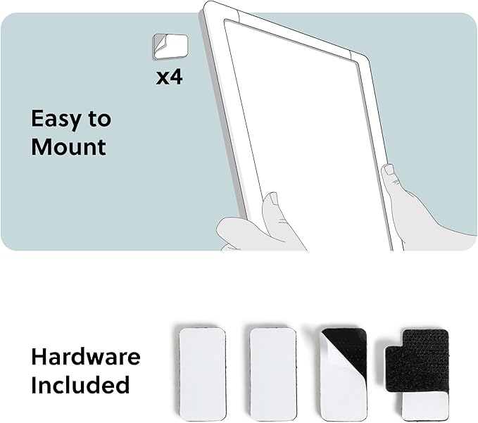 U Brands Contempo Magnetic Dry Erase Board, 11”x14”, Blush Pink Modern Frame, Includes Magnet and Marker