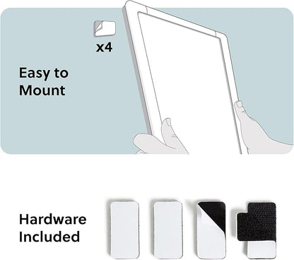 U Brands Contempo Magnetic Dry Erase Board, 11”x14”, Sage Green Modern Frame, Includes Magnet and Marker