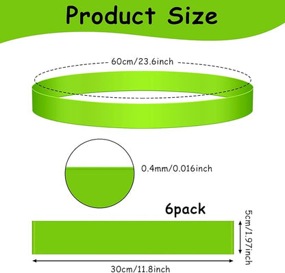 6 Pack Chair Bands for Kids with Fidgety Feet, ADHD Tools for Kids, ROOKEA Sensory Room Must Haves for Adhd Kids Fidget Chair Bands Autism Classroom Must Haves ADHD Tools for Classroom Home Chairs