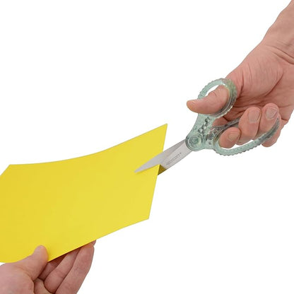 Westcott 7" GEM Crystal-Design Student Scissors, for Kids Aged 12+ - Scissors for School, Craft, Home, DIY, Classroom - Green