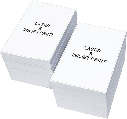 L LIKED 1000 Shipping Labels - 4"x 6", Single Sheet, Printable Labels for Laser & Inkjet Printers, Self Adhesive Address Mailing Postage Labels Stickers (1000 Sheets)