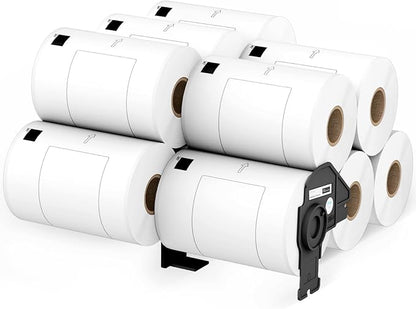 12 Rolls Die Cut Large Shipping Labels, 4.07' x 6.4', 180 Labels/Roll, Compatible with Brother QL Label Printers (QL-1050, QL-1060N, QL-1100), Replacement for Brother DK-1247