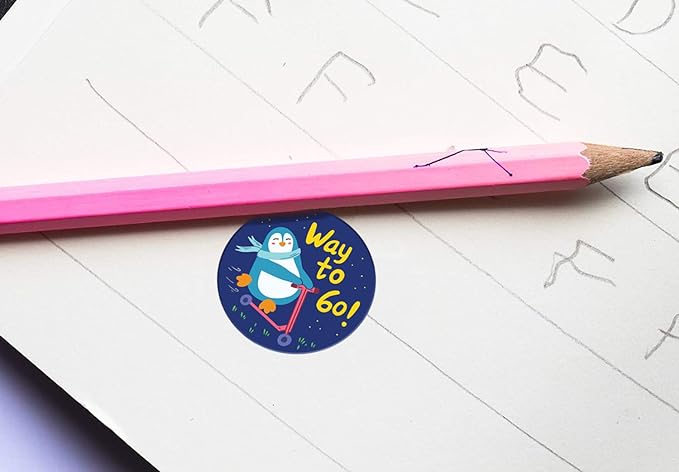 Reward Stickers for Kids by Sweetzer & Orange - 1008 Decals for Kids, 9 Assorted Designs, 1 Inch Incentive Labels - Teacher Supplies for Classroom, Potty Training and Motivational Chart