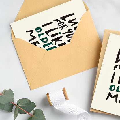 Funny Birthday Card for Boyfriend, Men, Husband, Him | Husband Birthday Card from Wife | Happy Birthday Card