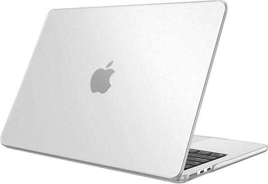 Fintie Case for MacBook Air 13.6 Inch A3113 A2681 (2022 2023 2024 Release) - Snap On Hard Shell Cover for MacBook Air 13.6" M2 M3 Chip with Liquid Retina Display and Touch ID (Frost Clear)