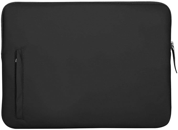 Targus Newport Modern Style Sleeve with Durable Water-Repellent Nylon, Back Zip Pocket Pouch, Protective Slipcase fits 11-12-Inch Laptop/Notebook, Black (TSS1001GL)