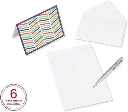 American Greetings Blank Cards Assortment with Envelopes, Bright Patterns (30-Count)