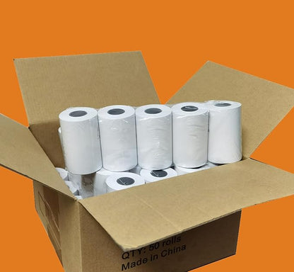 2 1/4'' x 85' Thermal Receipt Paper, 100 Rolls