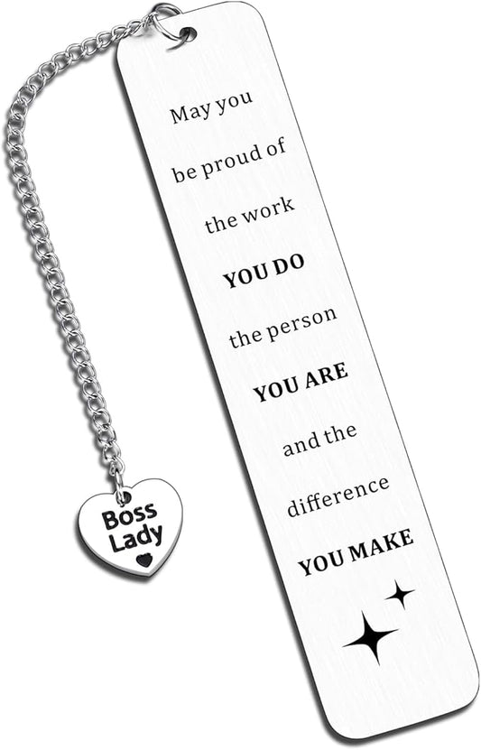 Stocking Stuffers for Boss Lady-Promotion Gifts for Women Book Mark for Reading Women White Elephant Gift for Bosses Secret Santa Gift for Female Best Manager Gifts Boss Leader Gift
