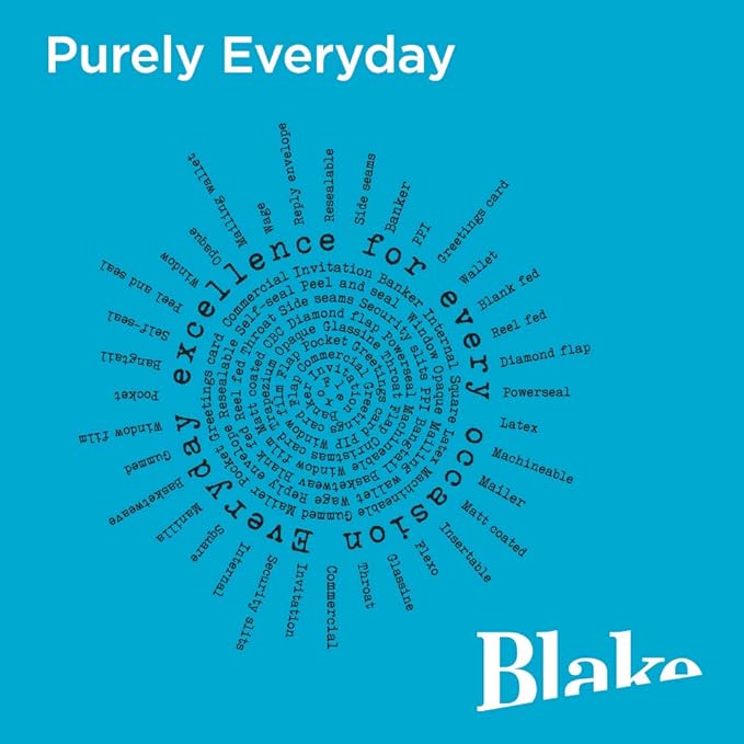 Blake Purely Everyday #10 Pack of 1000 Window Peel and Seal Envelopes (29216-76) White - 4 1/8" x 9 1/2"