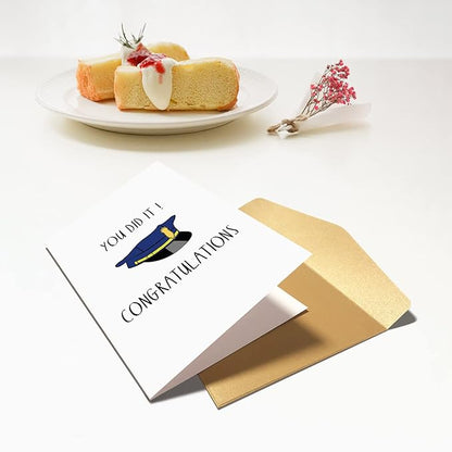Police Greeting Card, Police Graduation Card, Officer Congratulations Card, Policeman Promotion Card, You Did It