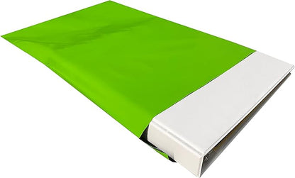 Colored Poly Mailers Pack of: Be creative with your packaging with Colored mailers (Green, 12" x 15.5" pack of 250)