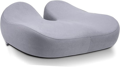 Seat Cushions for Office Chairs - Pressure Relief Seat Cushion - Car Seat Cushions for Pressure Relief, Tailbone Pain, Sciatica & Back Pain Relief for Office Chairs (Light Grey-U Shape)