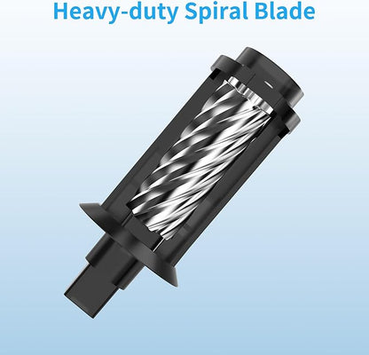 JARLINK Electric Pencil Sharpener, Heavy-Duty Helical Blade to Fast Sharpen, Auto Stop for No.2/Colored Pencils(6-8mm), USB/Battery Operated in School Classroom/Office/Home (Purple)