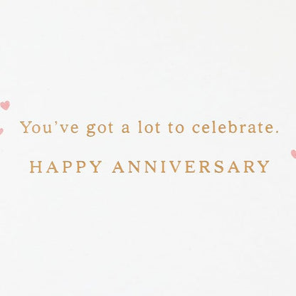 Hallmark Signature Anniversary Card for Couple (Champagne Cheers)