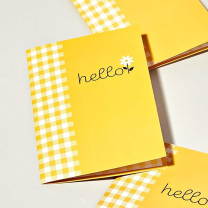 Lovepop Plushpop Soft Animal Pop-Up Card for Her and Him - 3D Bear Thinking of You Greeting Card for Boys, Girls, Men, Women - Hello - 6" x 8" Card - Yellow