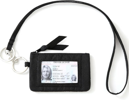 WONDERFUL FLOWER Lanyard Wallet, ID Holder, ID Wallet with Lanyard, Keychain Wallet for Women, Card Holder Wallet