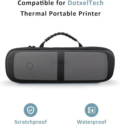 DotexlTech Portable Carry Case, Compatible with DotexlTech, Phomemo, JADENS Portable Printer