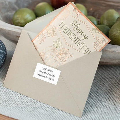 Phomemo Thermal Labels Sticker Paper, Multi-Purpose Rectangle White Self-Adhesive Tag for M110/M120/M220/M221/M150/M250 Label Maker, 1.18'' x 0.78"(30X 20mm), 320 Labels/Roll, Black on White