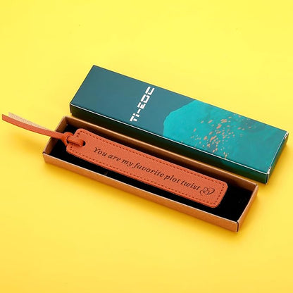 Wedding Bookmark Leather Gifts for Women Men 3rd Anniversary Bookmark Gifts for Him Her Wife Husband Birthday Gifts for Best Friend Bride Groom Women Book Marks for Booklover