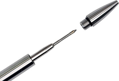 BASTION® Premium Pen Refill, Deeply Pigmented Ink for All Bastion Bolt Action Pens, Standard Ink Refill w/ 0.55mm Fine Tip for Birthday Gift - Black Gel, 1 Piece