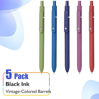 Vanhench Nurse Gifts For Women, Gel Pens, Office Desk Accessories Nursing School Essentials, Nursing Graduation Gift Nurse Practitioner Gifts, Back to School Supplies(5 Pcs Vintage)