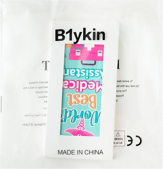 B1ykin Sticky Notes Set - Cartoon Theme Cute Self-Stick Notes Pad Teacher Appreciation Gifts， Self-Adhesive Writing Memo Pages Sticky to Do Notepad for Kids Employee School Office (Medical Assistant)