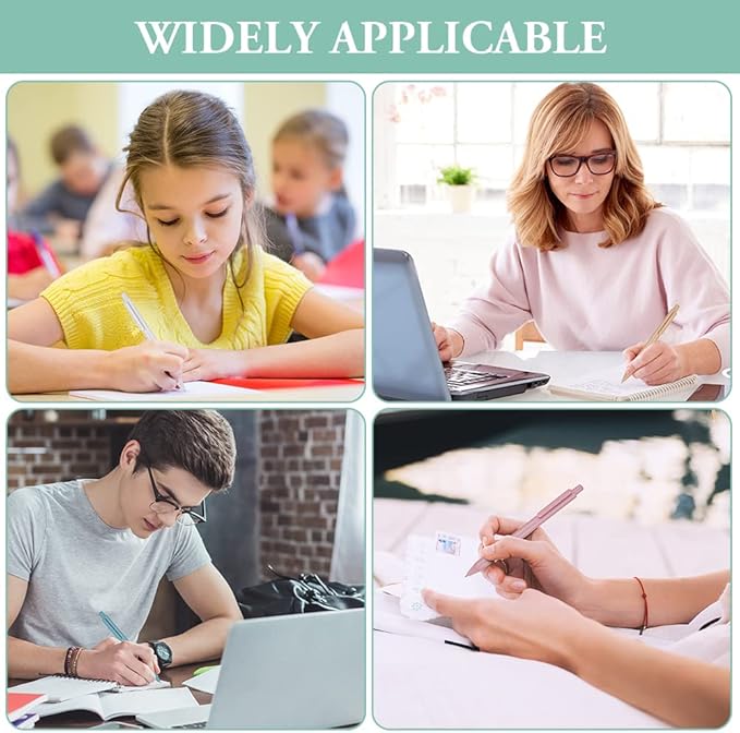 AUAUY Colored Retractable Gel Pens, 5PCS Cute Retractable Quick Dry Gel Ink Pen, Cute Pens 0.5mm Medium Point Quick Drying for Writing Drawing Journaling Note Taking School Office Home