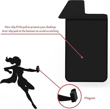 Artori Design Book Ends to Hold Books Heavy Duty - Hidden Metal Bookends for Shelves Desk or countertop - Bookend Book Holder for Home Decorative - Gift for Book End Lovers and Home Décor (Supergal)