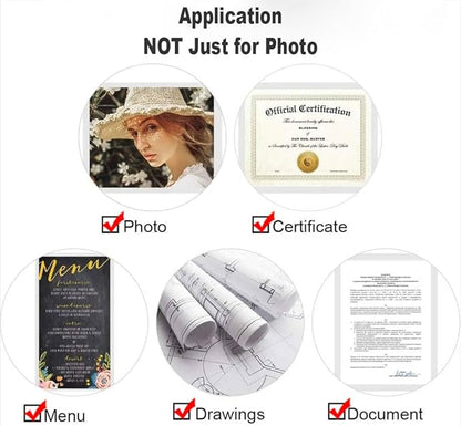 100 Pack Laminating Sheets, Clear 9 x 11.5 Inch Thermal Laminating Pouches for Thermal Laminator, 3 Mil Lamination Sheet Paper, Letter Size, HeatSeal