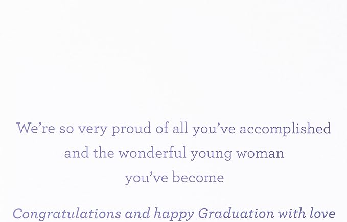 Papyrus Graduation Card for Daughter (Wonderful Young Woman)