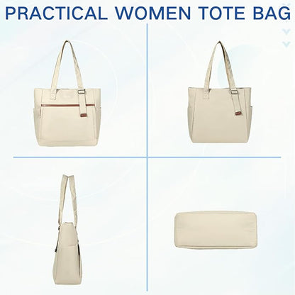 Chase Chic Laptop Bag for Women, Trendy Work Tote Bag Ladies 15.6 inch Computer Bag Fashion Business Handbag for Travel